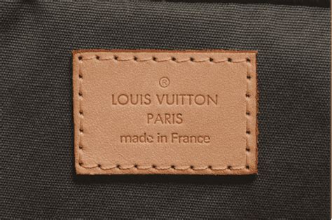 louis vuitton label.